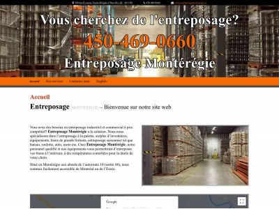 entreposagemonteregie.ca snapshot