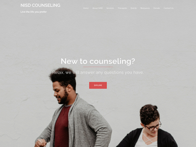 nisdcounseling.org snapshot
