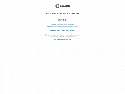 nilsholm.dk snapshot