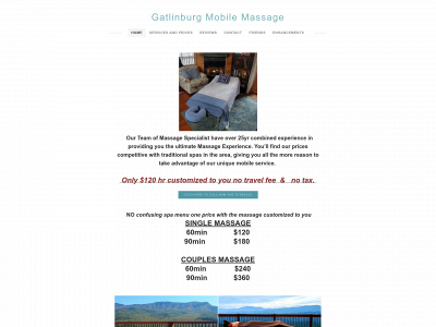 gatlinburgmobilemassage.com snapshot