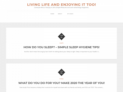 livinglifeandenjoyingittoo.com snapshot
