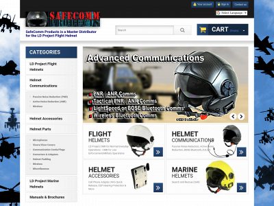pilotflighthelmets.com snapshot