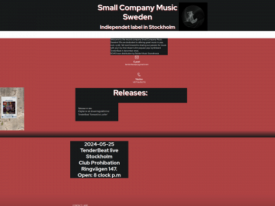 smallcompanymusicsweden.com snapshot
