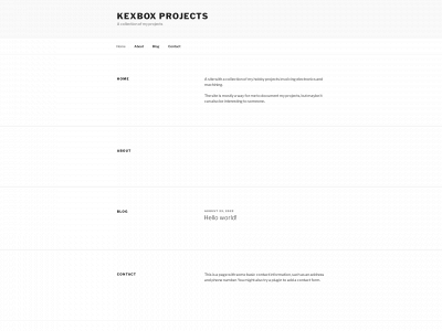 kexboxprojects.com snapshot