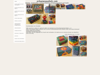 schoenesausholz.com snapshot