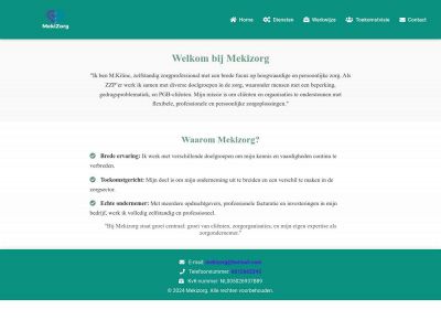 mekizorg.nl snapshot