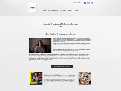 goddessorganising.co.uk snapshot