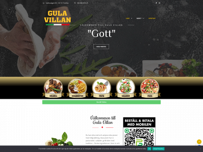 pizzeriagulavillan.se snapshot