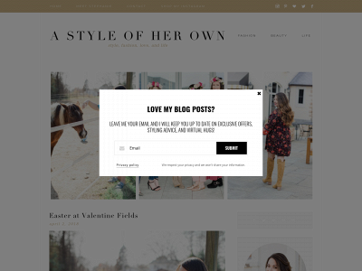 astyleofherownblog.com snapshot