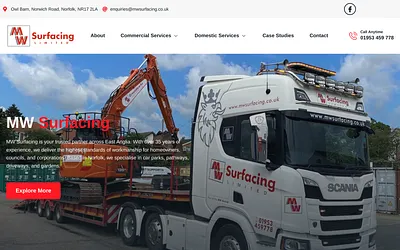 mwsurfacing.co.uk snapshot
