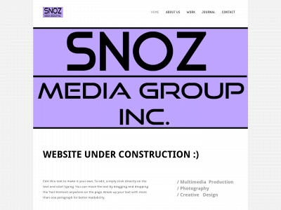 snozmedia.com snapshot