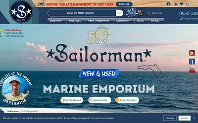 www.sailorman.com snapshot
