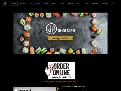 www.jpsushi.us snapshot