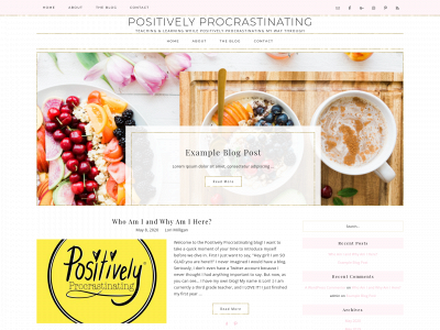 positivelyprocrastinating.com snapshot