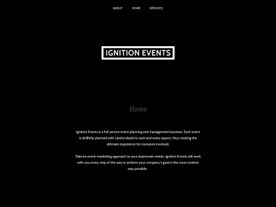 ignitioneventplanning.com snapshot