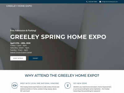greeleyhomeexpo.com snapshot