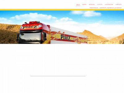 www.transportesperezcargo.com snapshot