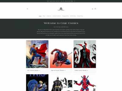 craiccomics.co.uk snapshot