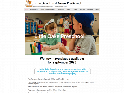 littleoakshurstgreen.co.uk snapshot