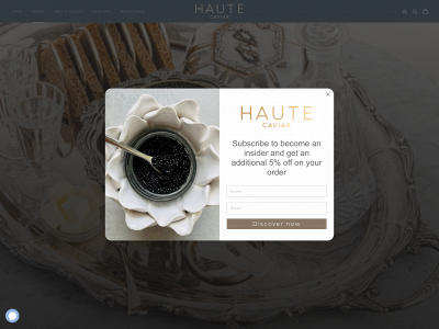 www.hautecaviarcompany.com snapshot