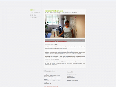 kuehne-physio-dessau.de snapshot