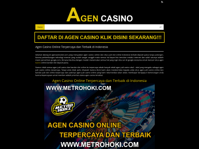 agencasinoslot.com snapshot