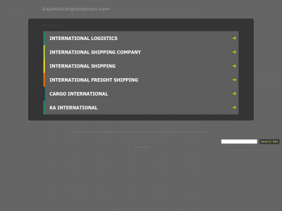 kapatidcargoexpress.com snapshot