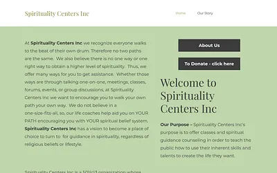 spiritualitycenters.org snapshot
