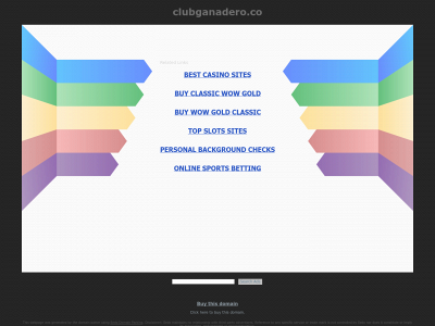 clubganadero.co snapshot