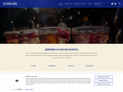 lacasaazulcafeteria.com snapshot