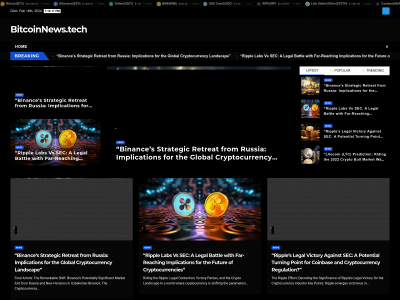 bitcoinnews.tech snapshot