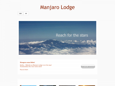 manjarolodge.com snapshot