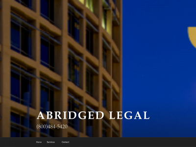 abridgedlegal.com snapshot