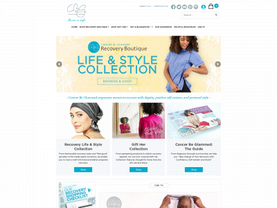 cancerbeglammed.com snapshot