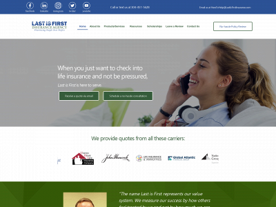 lastisfirstinsurance.com snapshot