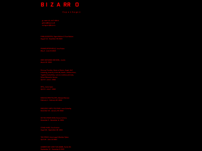 bizarro.dk snapshot