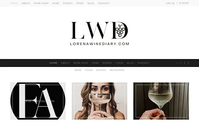 lorenawinediary.com snapshot