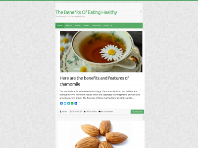 eatinghealthybenefits.com snapshot