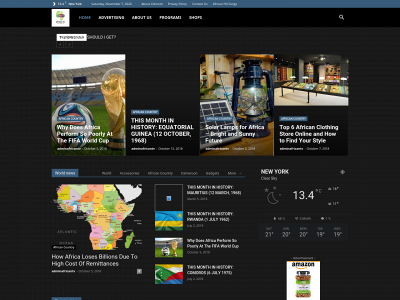 africantvnetwork.com snapshot