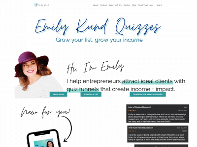 www.emilykund.com snapshot