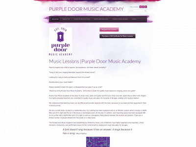 www.purpledoormusic.com snapshot