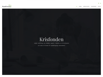 krisfonden.org snapshot