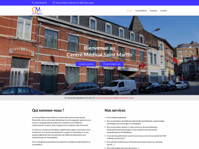 centremedicalsaintmartin.be snapshot