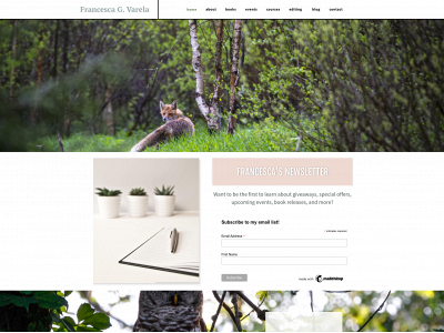 francescavarela.com snapshot