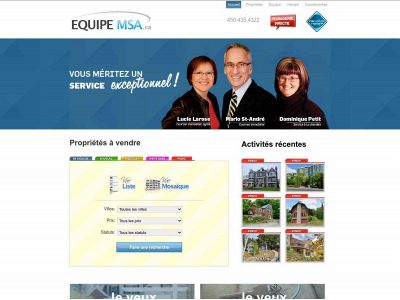 equipemsa.ca snapshot