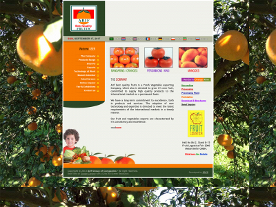 arif-fruits.com snapshot