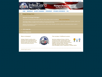 michiganinfragard.org snapshot