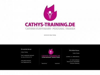 cathys-training.com snapshot