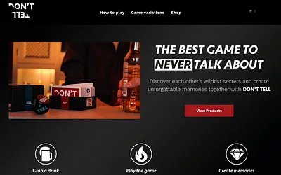 dont-tell.com snapshot