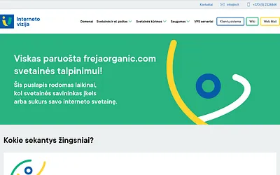frejaorganic.com snapshot